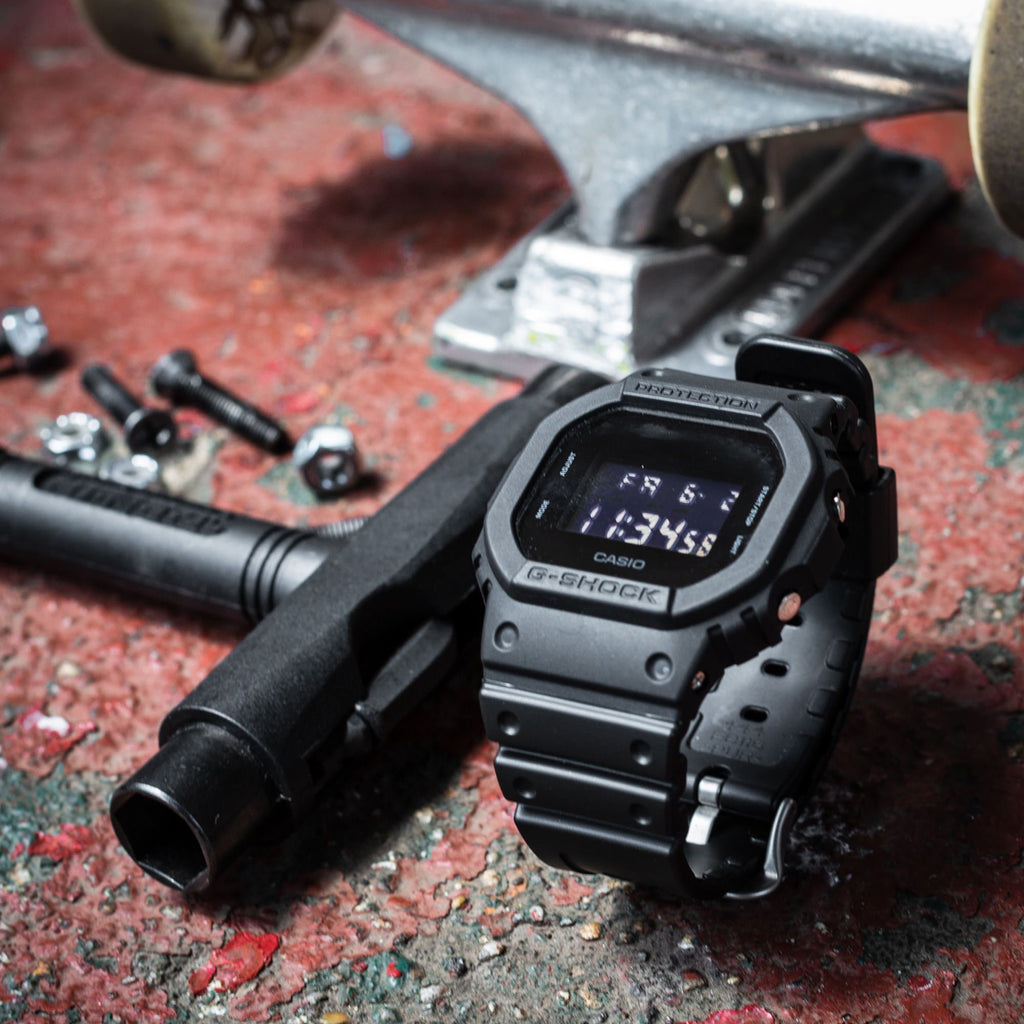 CASIO G-Shock DW5600BB-1 Men's Black Digital Watch — Fendrihan Canada
