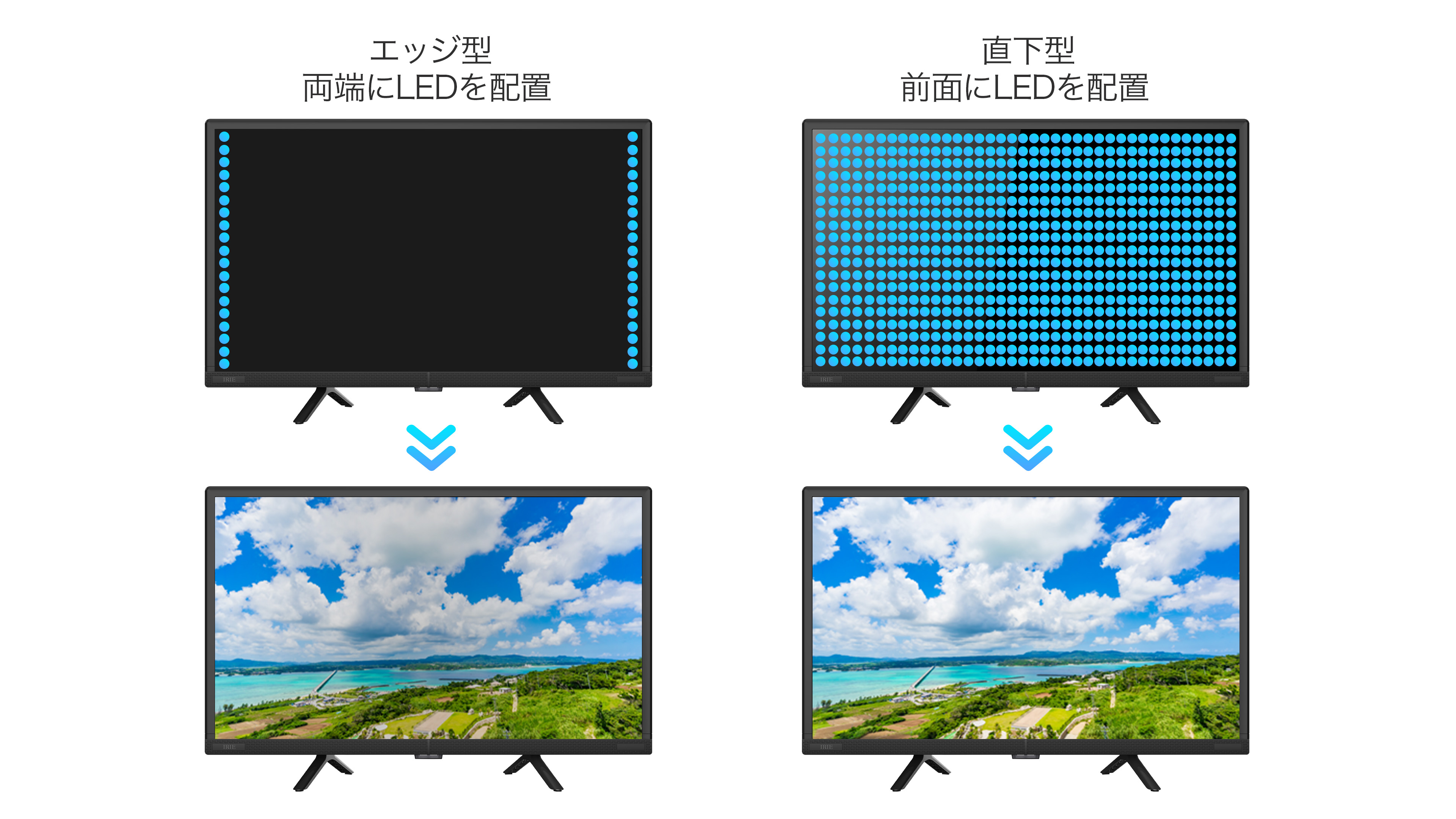 テレビ FFF-TV24WBK2 | FFF SMART LIFE CONNECTED株式会社