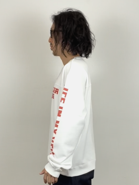 CHALLENGER / BRIGADE SWEAT -White-