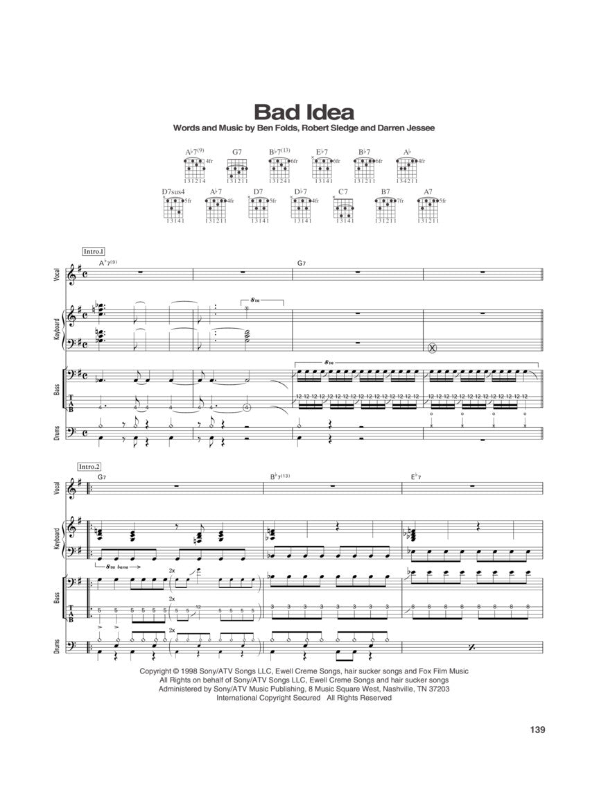 Ben Folds Five and Selections from Naked Baby Photos – Ficks Music