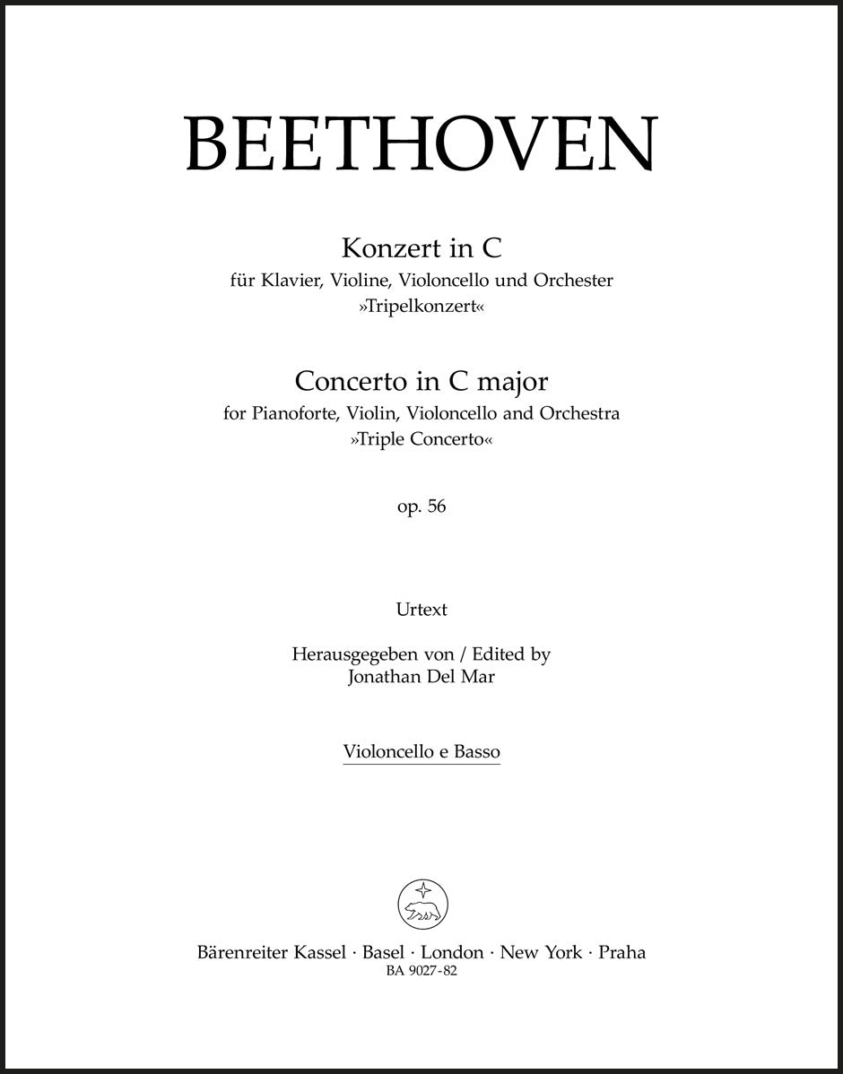 Beethoven: Triple Concerto in C Major, Op. 56 – Ficks Music