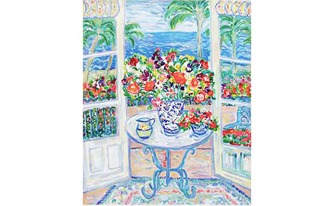 インザガーデン』レスリー・セイヤー | 絵画・アート販売 ギャラリー