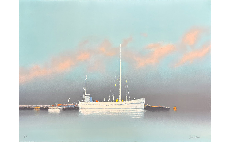 白い帆船』ピェール・ドートルロー／Pierre Doutreleau | 絵画・アート