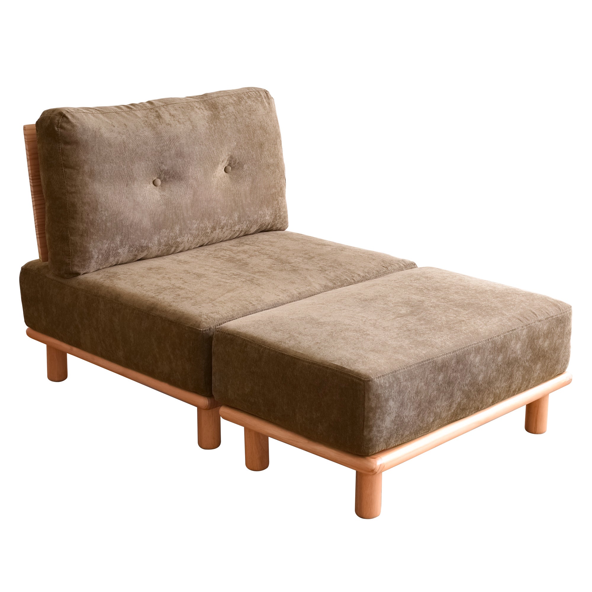 あす着] 幅81cm ソファ 1人掛け オットマン付き ソファー ソファカウチ