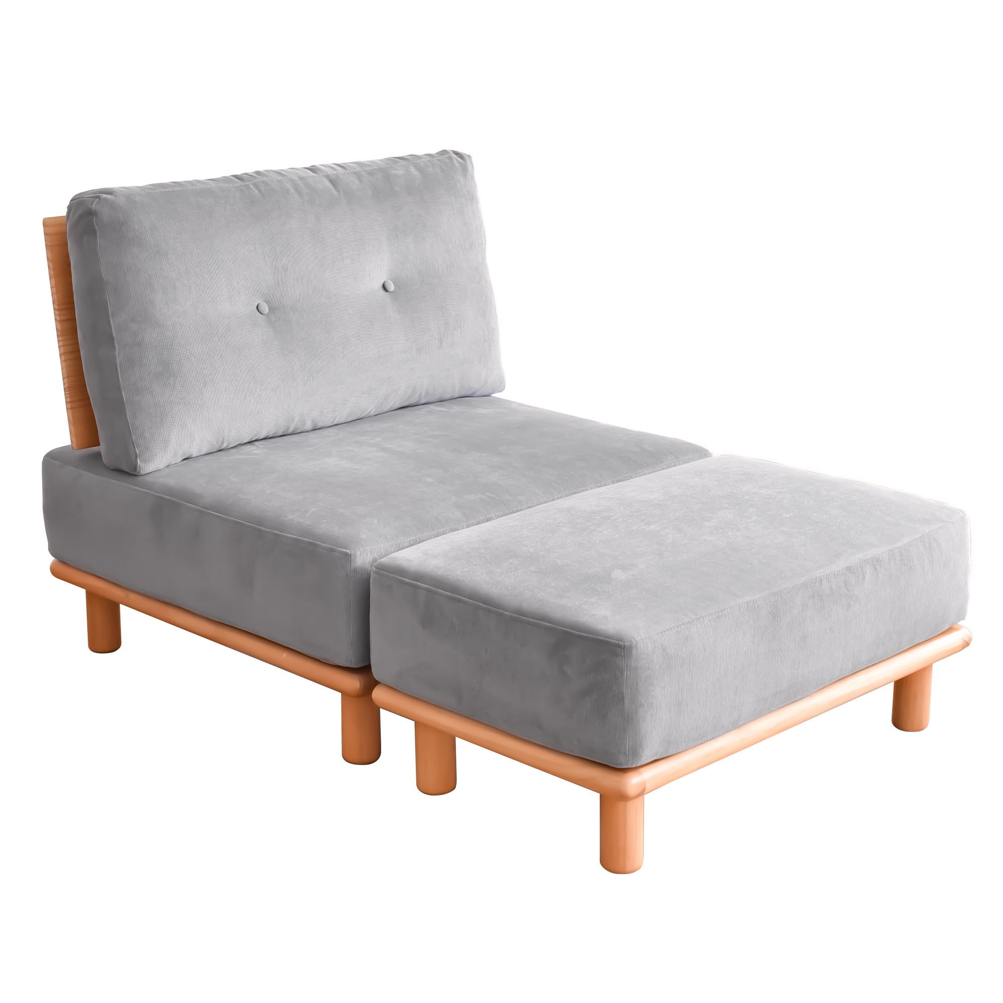 あす着] 幅81cm ソファ 1人掛け オットマン付き ソファー ソファカウチ