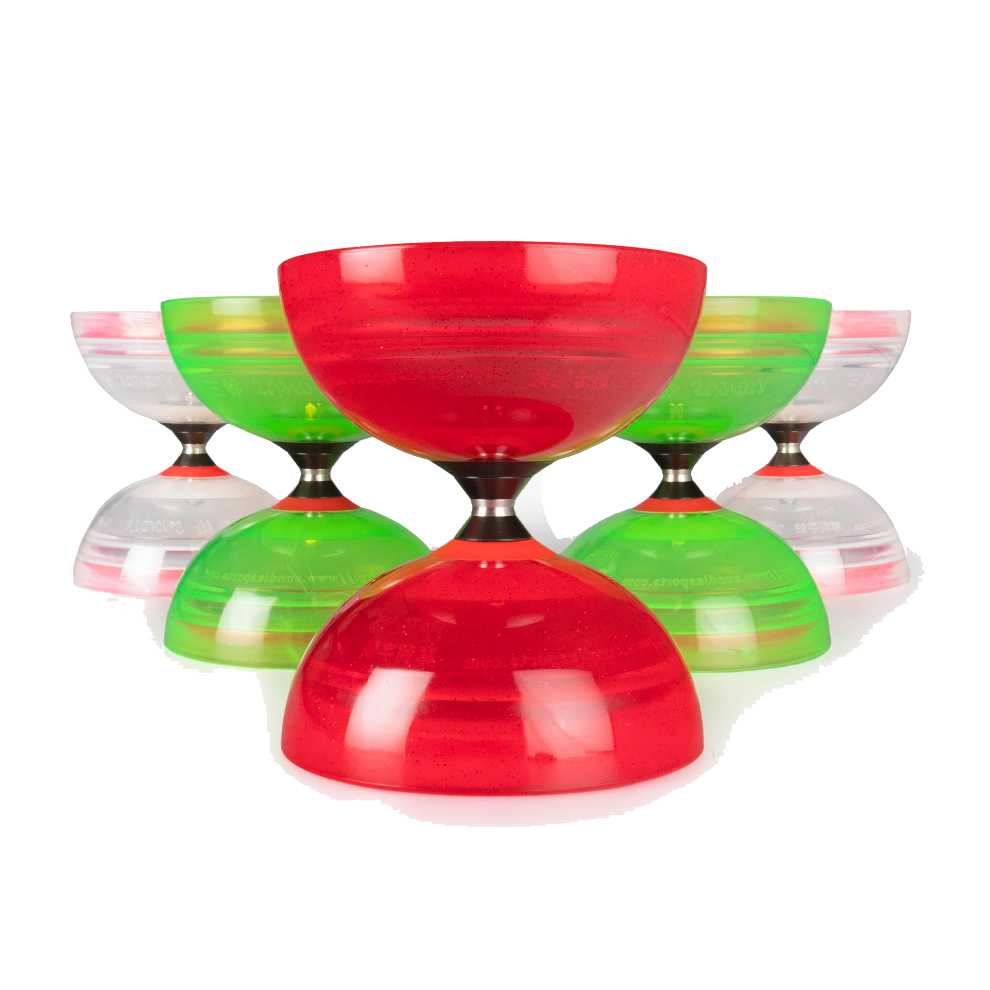 Sundia Shining Crystal Triple Bearing Diabolo with Henry's Carbon