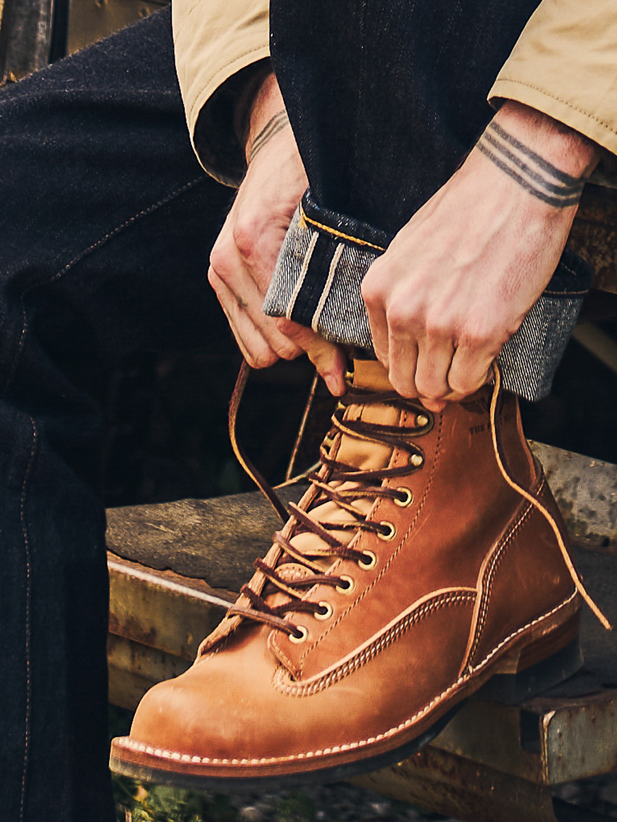 ホースハイド ロガーブーツ FN-FB-004 | THE FLAT HEAD