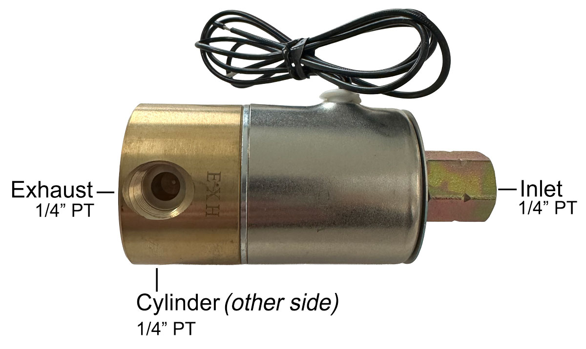 FS-4523 3-Way Electrical Solenoid Valve; N/O (Repl Haldex 90054075