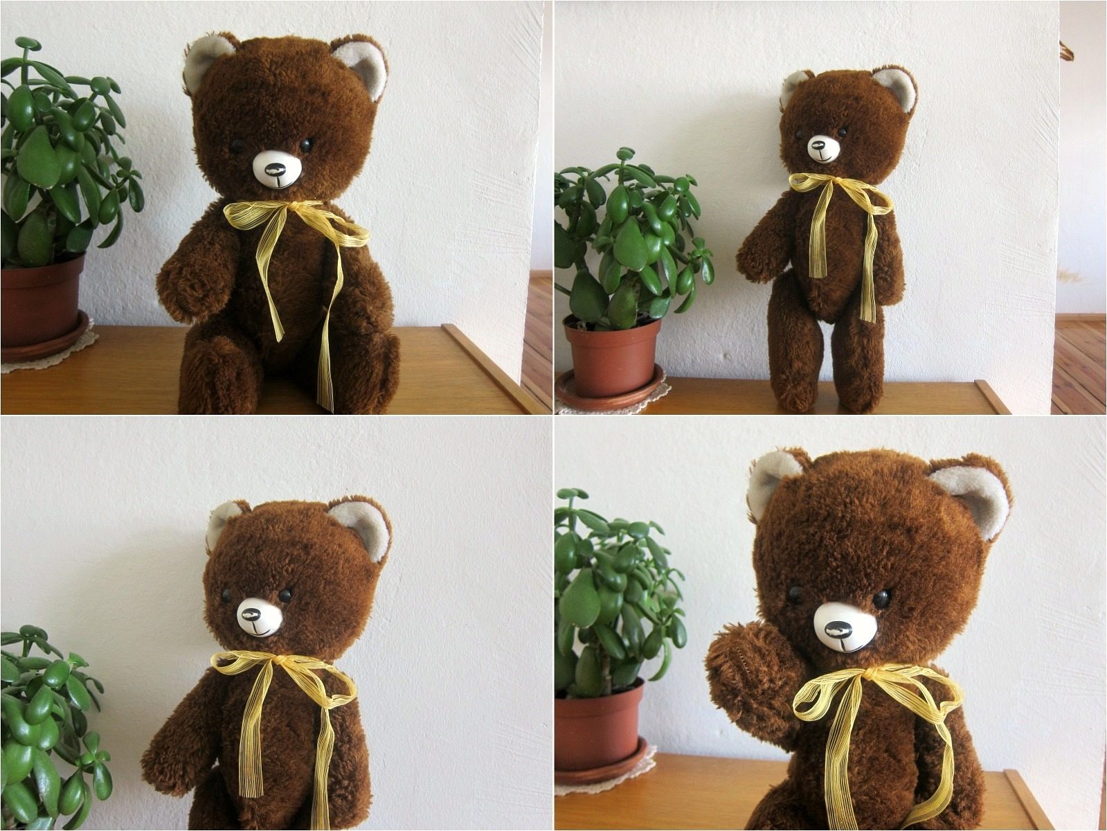 DDRベア 茶色いクマのぬいぐるみ | Frau Vintage