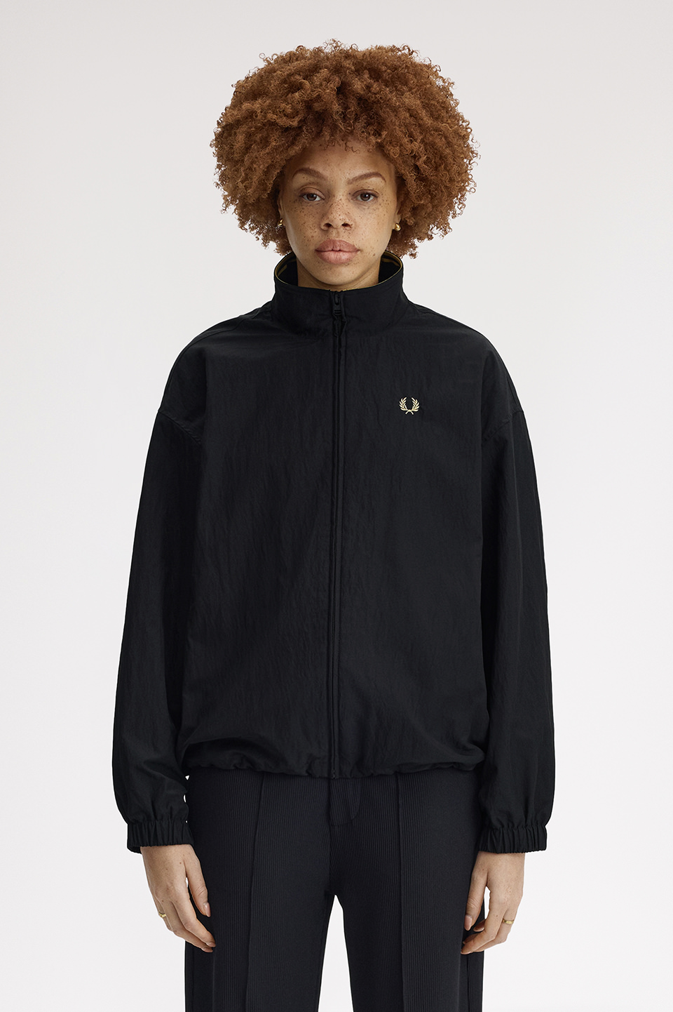 Zip Through Jacket(8 90A：BLACK / CHAMPAGNE): | FRED PERRY JAPAN