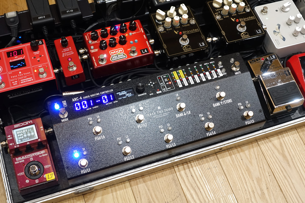 ベーシストIKUO氏最新ペダルボード紹介｜News ニュース｜Free The Tone