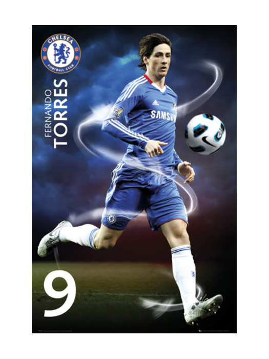 クラブオフィシャルグッズ/ポスター/チェルシー/トーレス サッカー