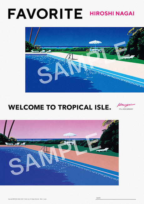 直筆サイン入り】FAVORITE POSTER side-A（永井博）』 販売ページ