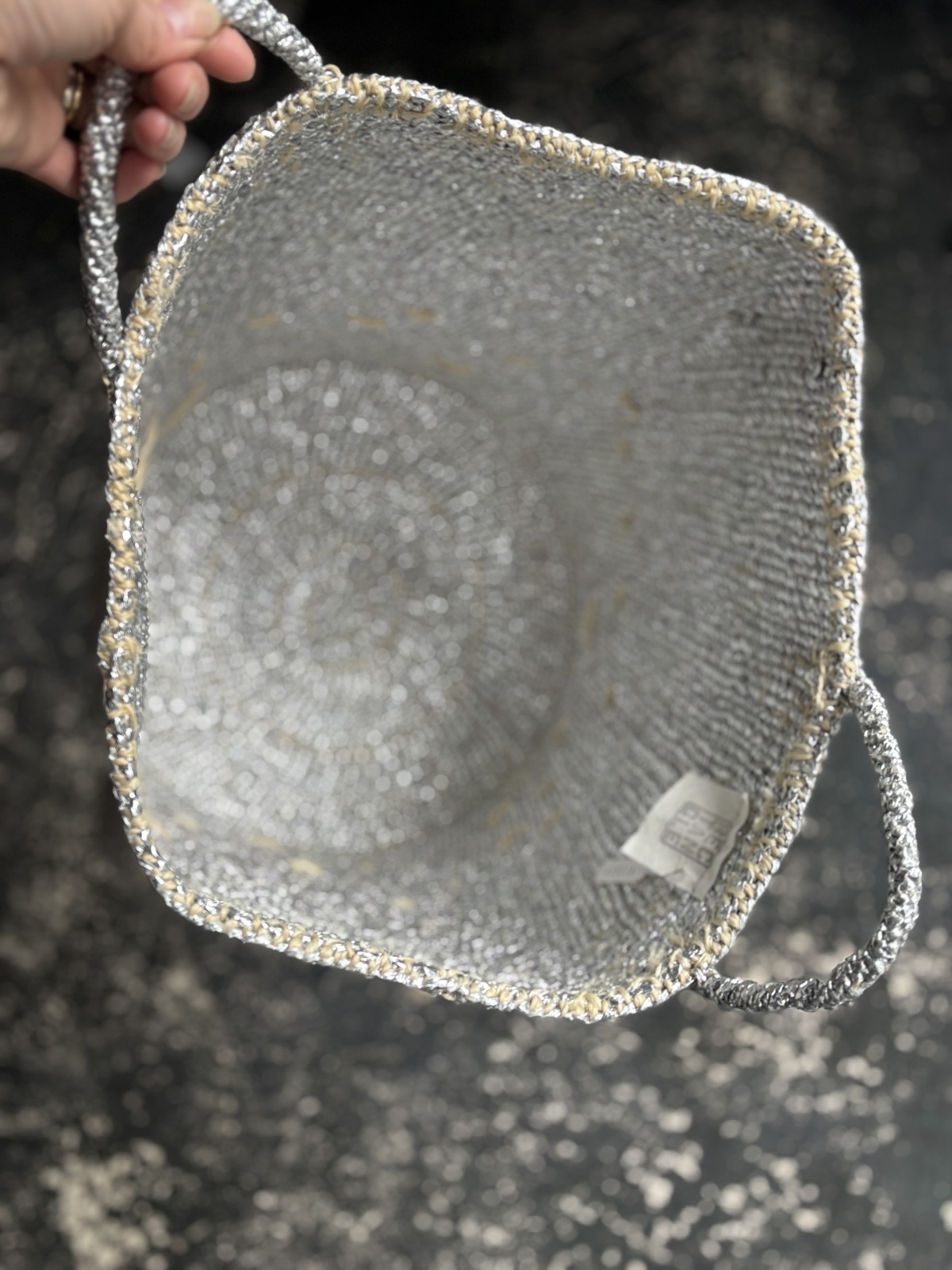 rectangle シルバーバスケット