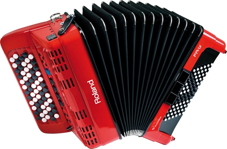 Roland FR-1XB V-Accordion Lite - Red Compact Digital Button