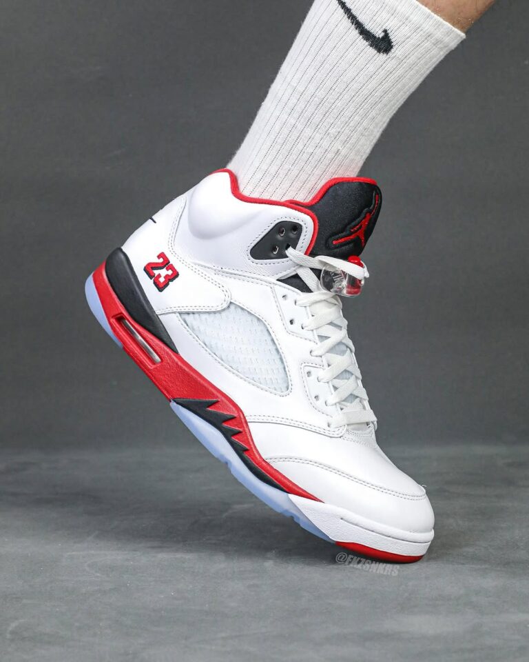 2025年 9/13 発売予定】NIKE AIR JORDAN 5 “Fire Red/Black Tongue