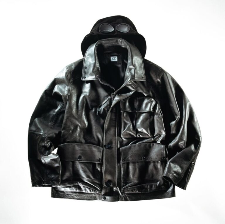 C.P. Company」世界で50枚のみ限定生産レザーゴーグルジャケットが2024