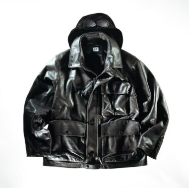 C.P. Company」世界で50枚のみ限定生産レザーゴーグルジャケットが2024