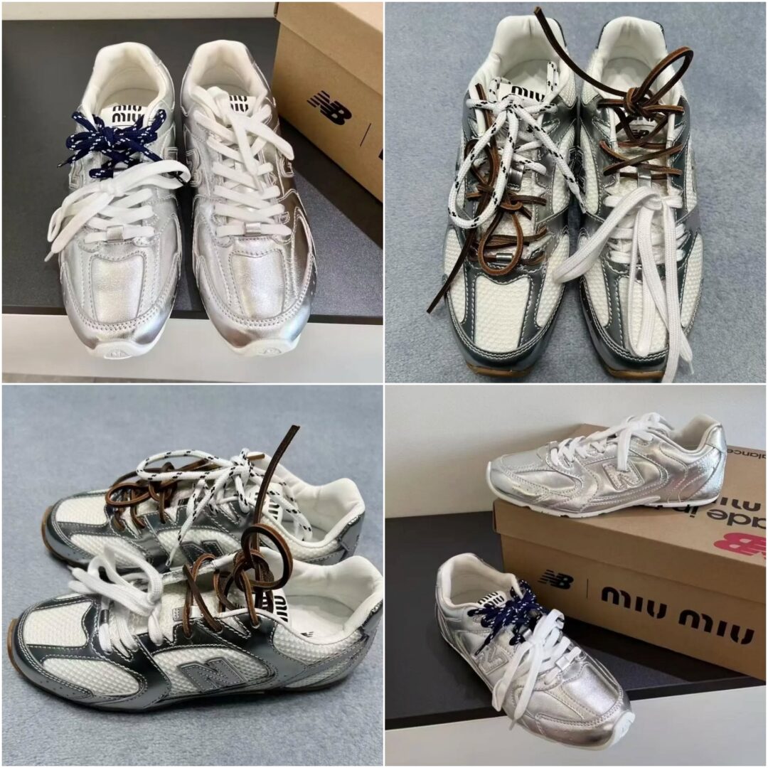 MIU MIU × New Balance 530 SL “Silver Pack” (ミュウミュウ