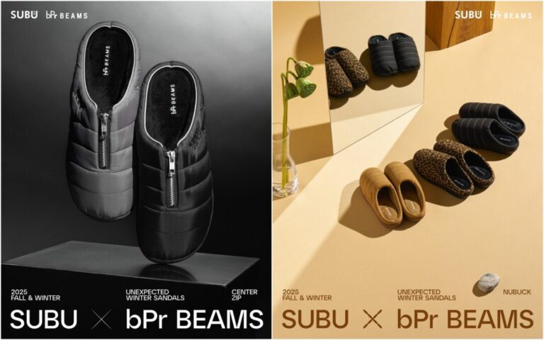 SUBU × bPr BEAMS 別注サンダル 3タイプが2025年 10月上旬 発売 (スブ