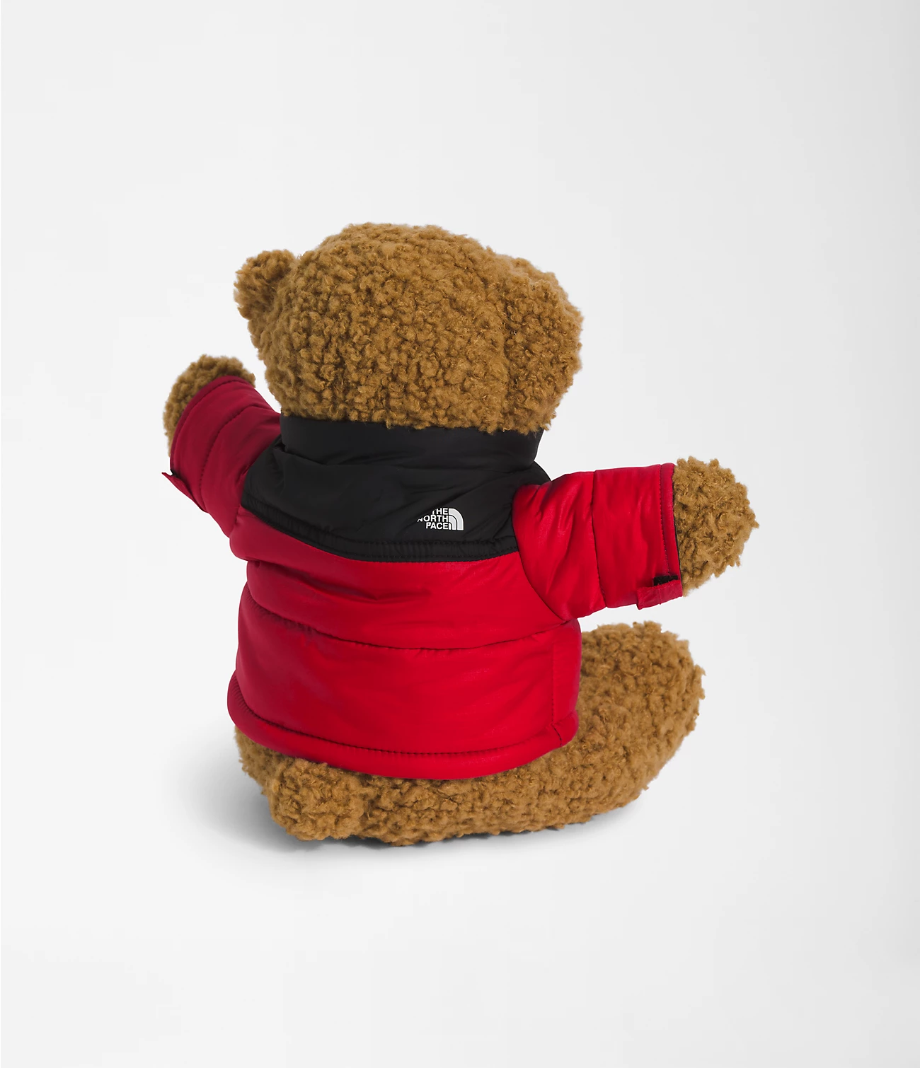 ノースフェイス ヌプシジャケットを着た熊のぬいぐるみが海外で発売