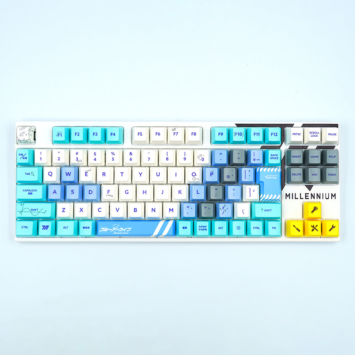 ブルーアーカイブ × ふもコレ キーボード ミレニアムサイエンス