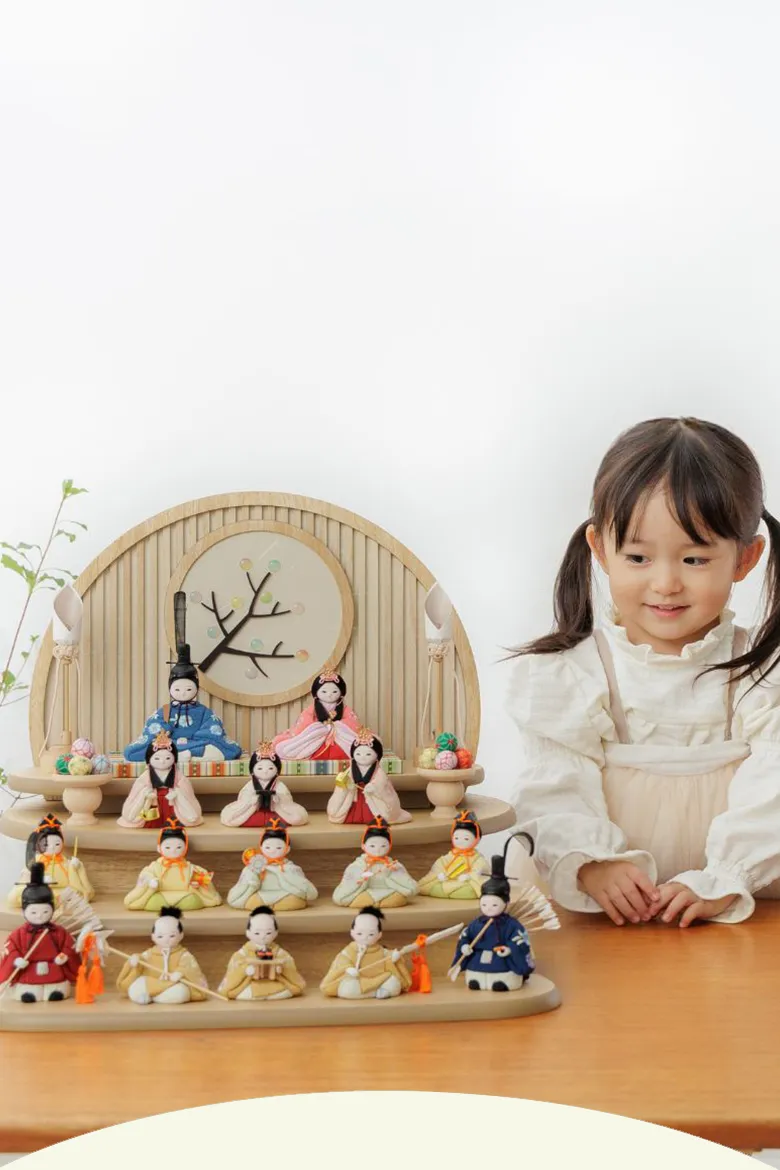 雛人形 コンパクトでかわいい赤ちゃん顔 | 全20種類のお顔の中から