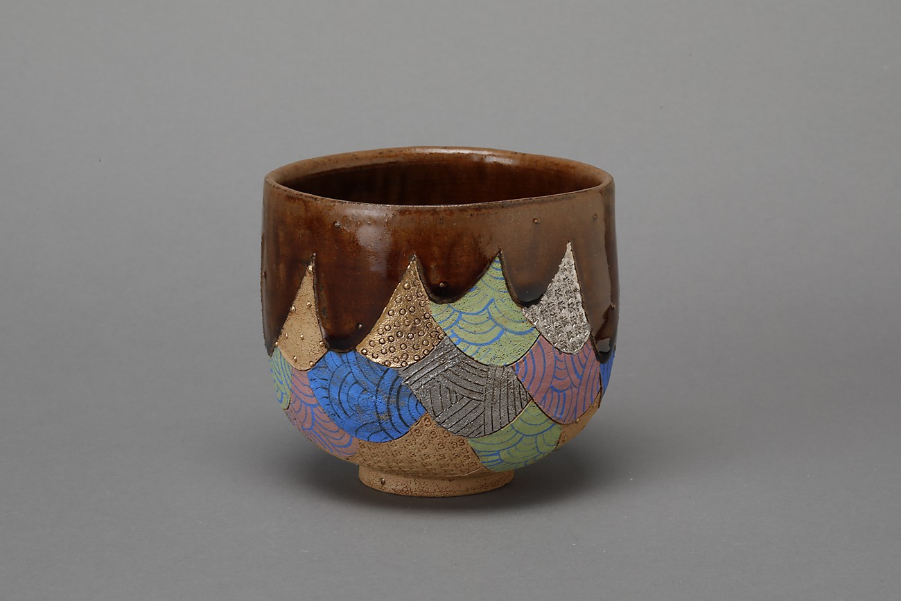 時代 仁清作 色絵金銀彩瓢箪型花車紋 共箱 茶道具 送料込み260122 時代