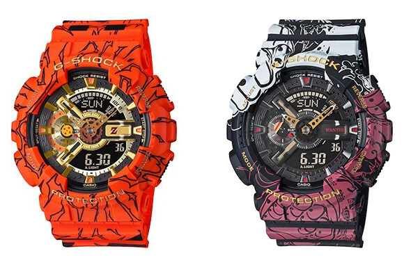 Dragon Ball Z and One Piece x G-Shock Collaborations for 2020 - G