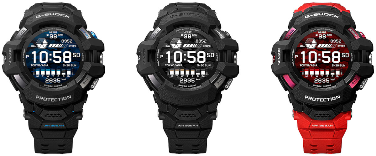 G-Shock GSW-H1000 Smartwatch with Wear OS, 200M WR, Dual-Layer