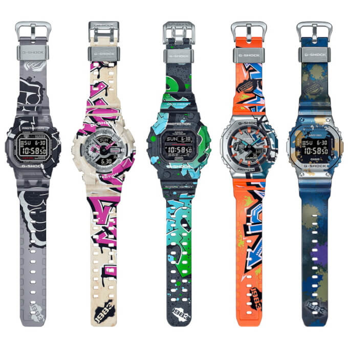 G-Shock Street Spirit Series with graffiti style pays tribute to