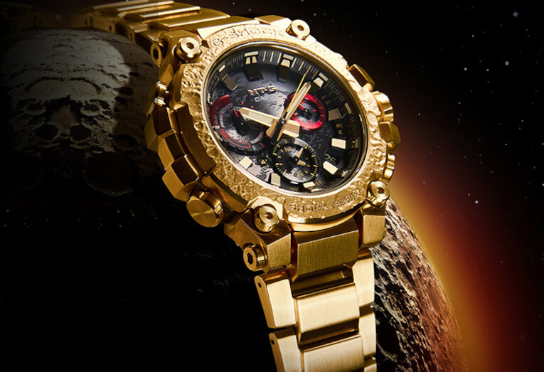 Gold and red moon-inspired G-Shock MTG-B3000CX-9A to celebrate