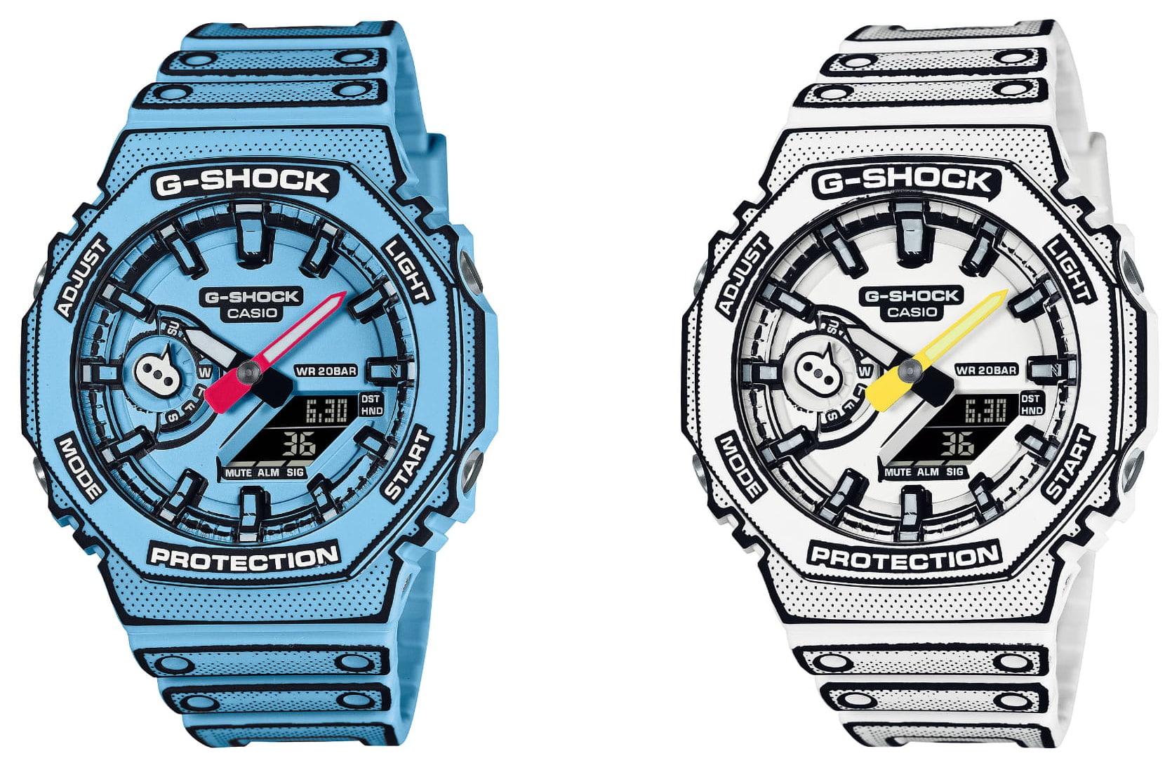 G-Shock GA-2100MNG is a Japanese manga-inspired watch series with