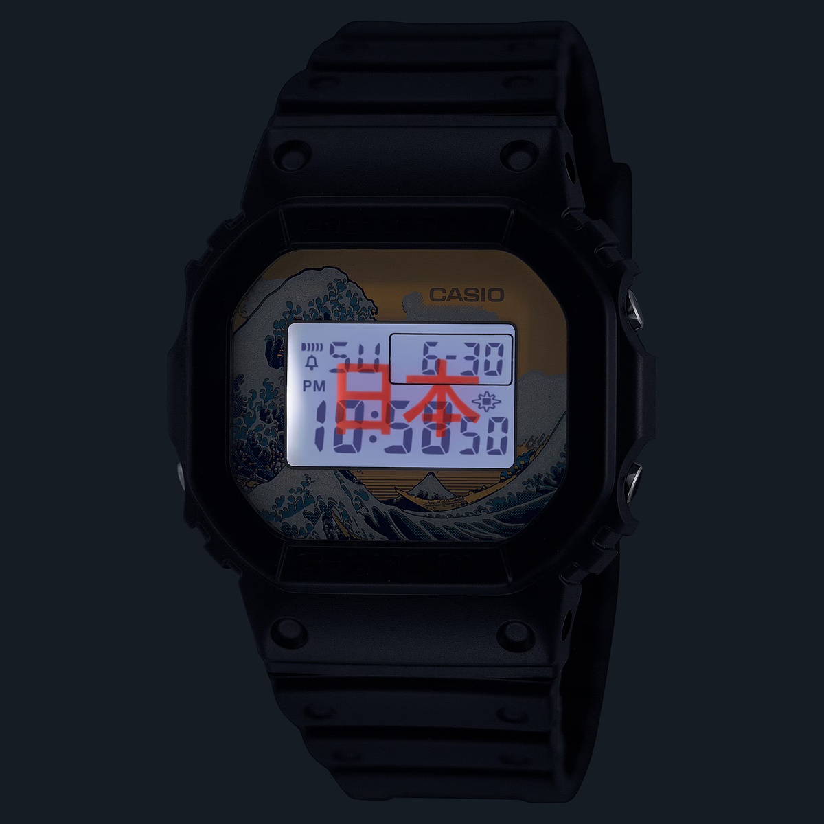 These G-Shock watches feature artwork from Hokusai's 'Thirty-six