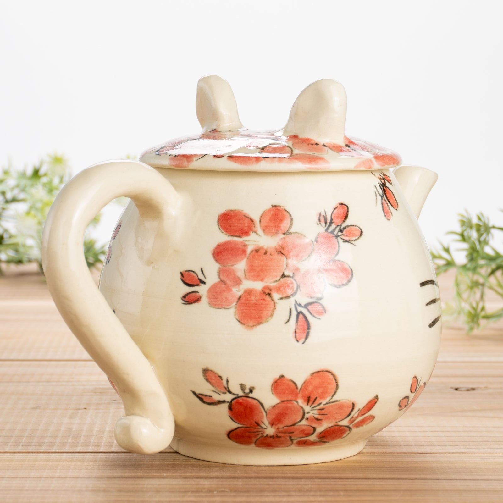 京都 清水焼】ティーポット ねこちゃん 工房咲良｜コトポッター