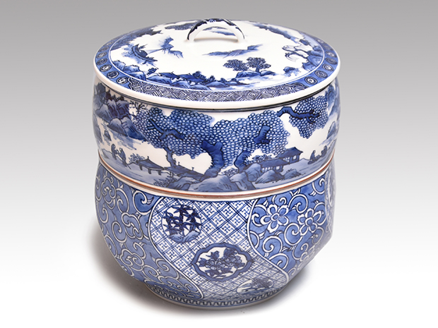 祥瑞写 瓢形水指 三代 西村徳泉（作) 共箱 未使用 | 古美術ささき