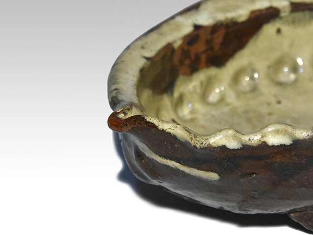 朝鮮唐津 あわび鉢 江戸後期 松尾流十世不染斎箱書 | 古美術ささき