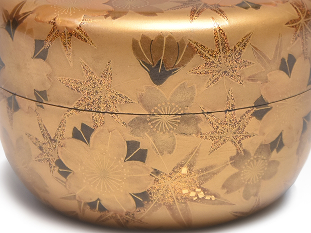 時代 雲金蒔絵 平棗 | 古美術ささき