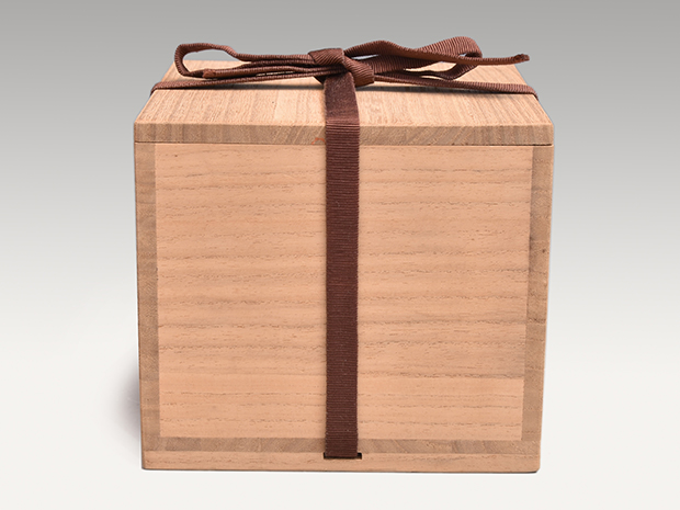 地釉象嵌縄文茶碗 島岡達三(作) 共箱 人間国宝 | 古美術ささき