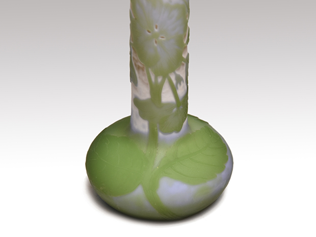 エミール・ガレ 紫陽花文 一輪挿し 1904～1906年頃 高さ17cm | 古美術