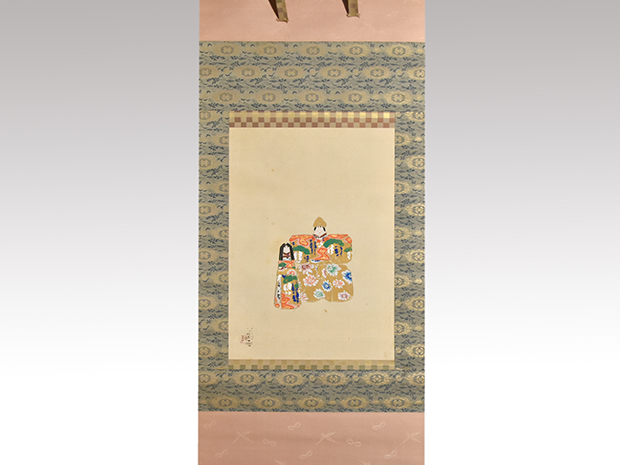 田中一村 ひな祭り(立雛)図 米邨書き | 古美術ささき
