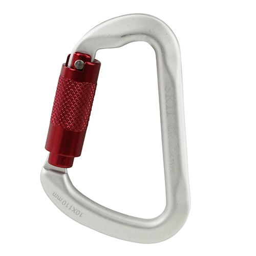 SK11 オートロックカラビナ SALC－10110 シルバー