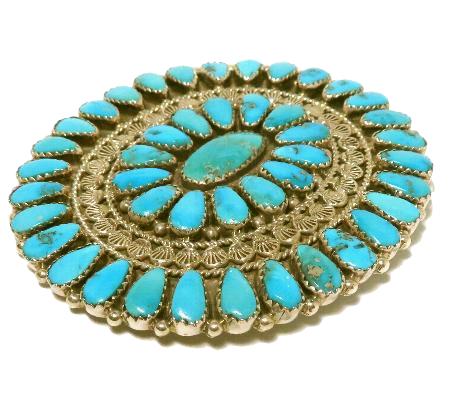 インディアンジュエリーのブローチ・ピン