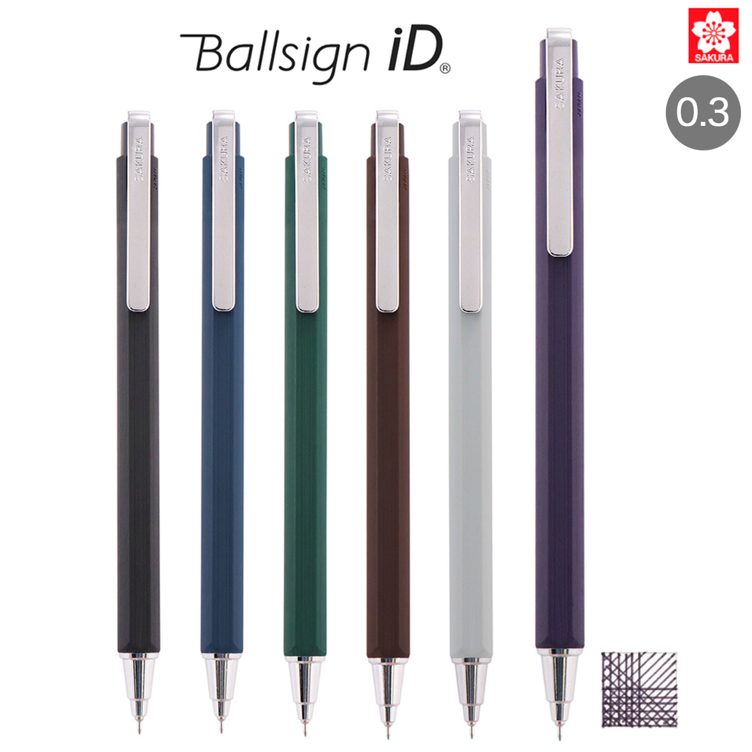 サクラクレパス Ballsign iD ボールサインiD シングル 0.3 GBR403