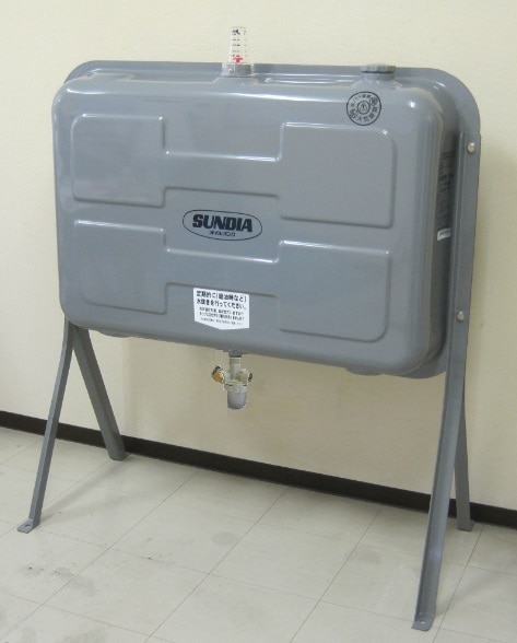 サンダイヤステンレスオイルタンク200型屋外用 小出し・配管兼用