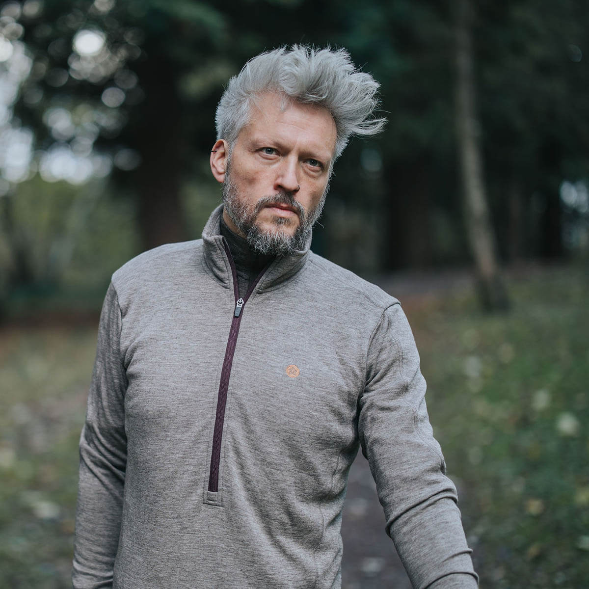 Men's Xenolith Yak Wool Sweater - Stone – kora