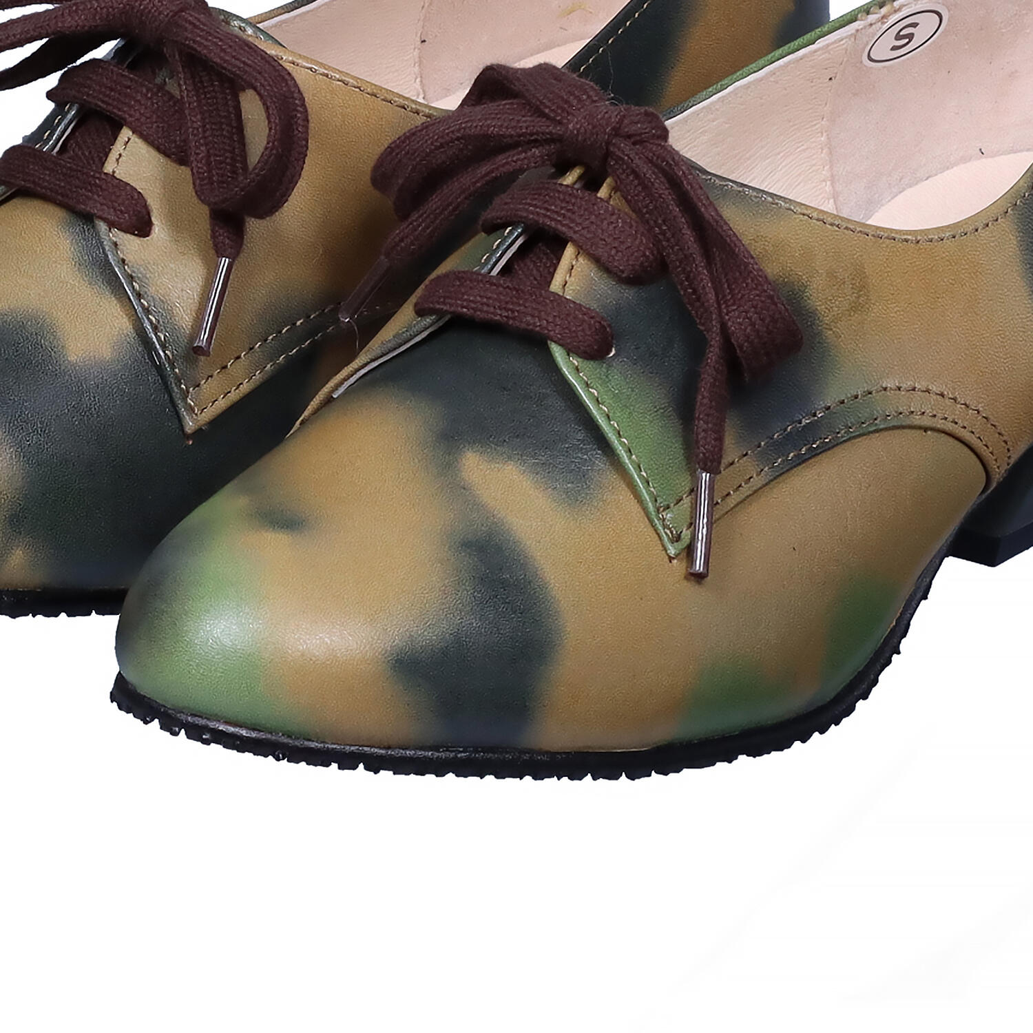 オリジナル迷彩柄 本革 レースアップシューズ | 株式会社 東京靴研