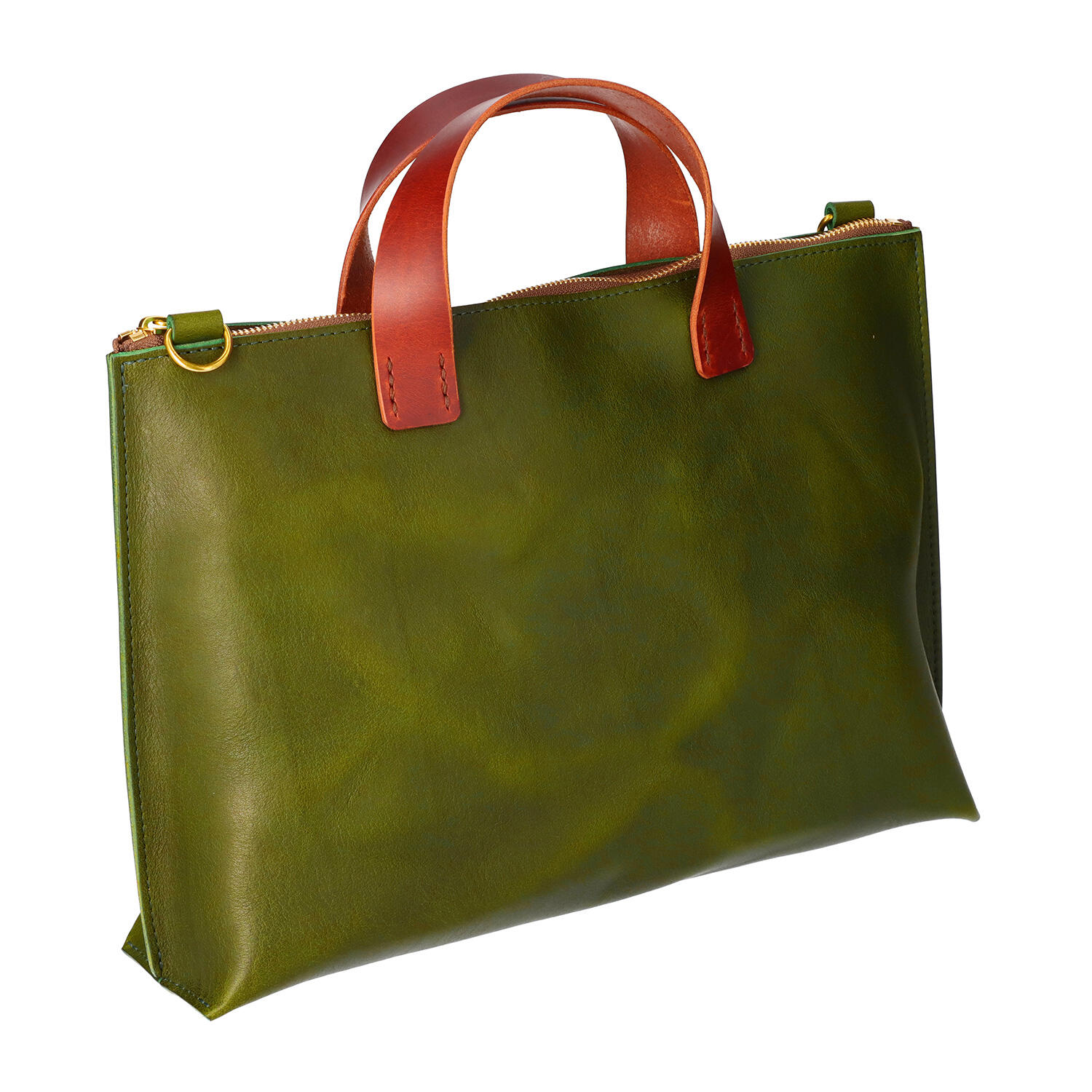 栃木レザー ウォッシュ加工 2Way ブリーフバッグ | 株式会社 三竹産業