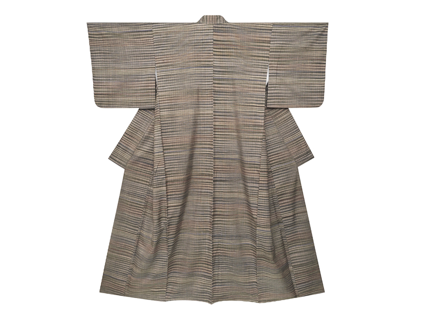 草木染別誂郡上紬着物 筒井すみえ作((F72720sG) 特選きもの・帯紹介