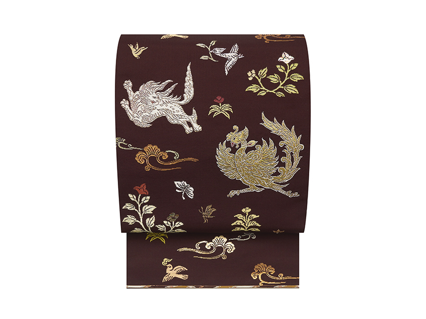 木画獅鳳文」本袋帯 龍村平蔵製(B20_9560hg) 特選きもの・帯紹介